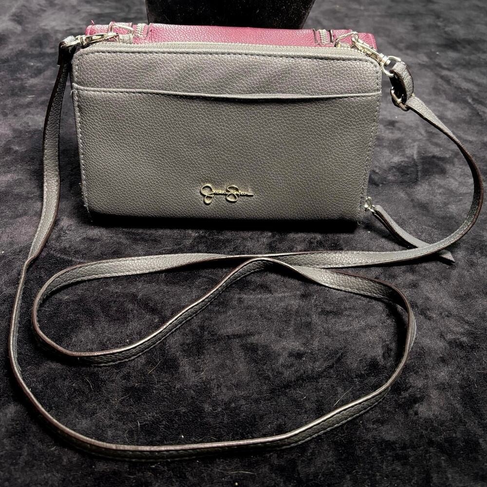 Black & Burgundy Jessica Simpson Purse